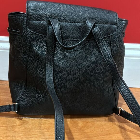 kate spade Black Pebbled Leather Drawstring Backpack main image 11